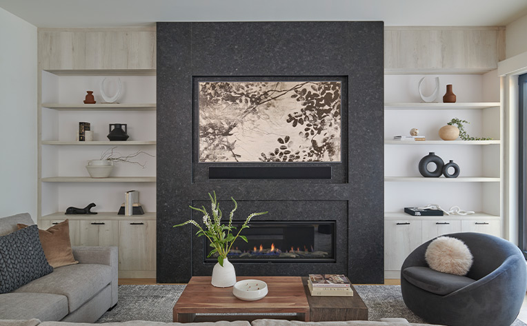 Living room interior design by Diana Bastone Photography by Stephani Buchman